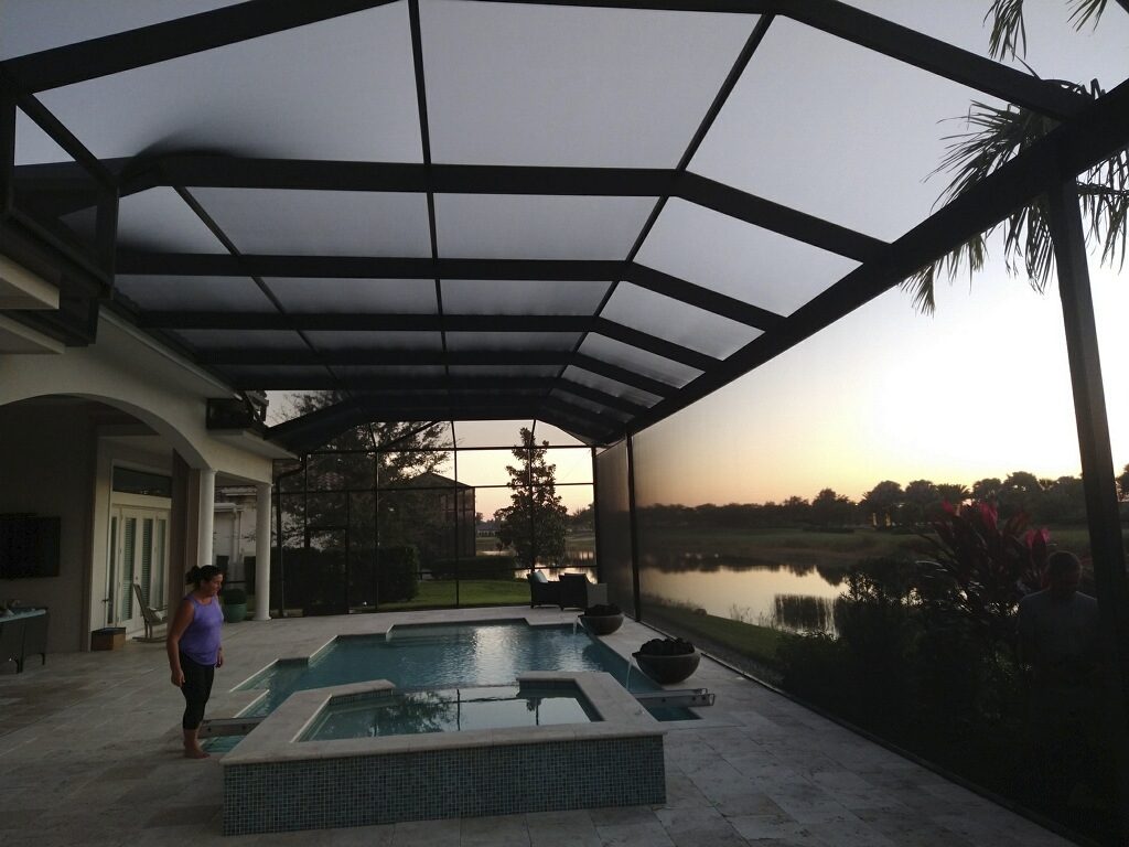 A1 Screening pool cage and screen enclosure project photo